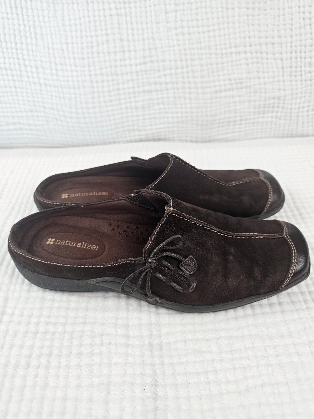 Naturalizer Natural Soul Fanner Mule | Brown Suede | Women's 8